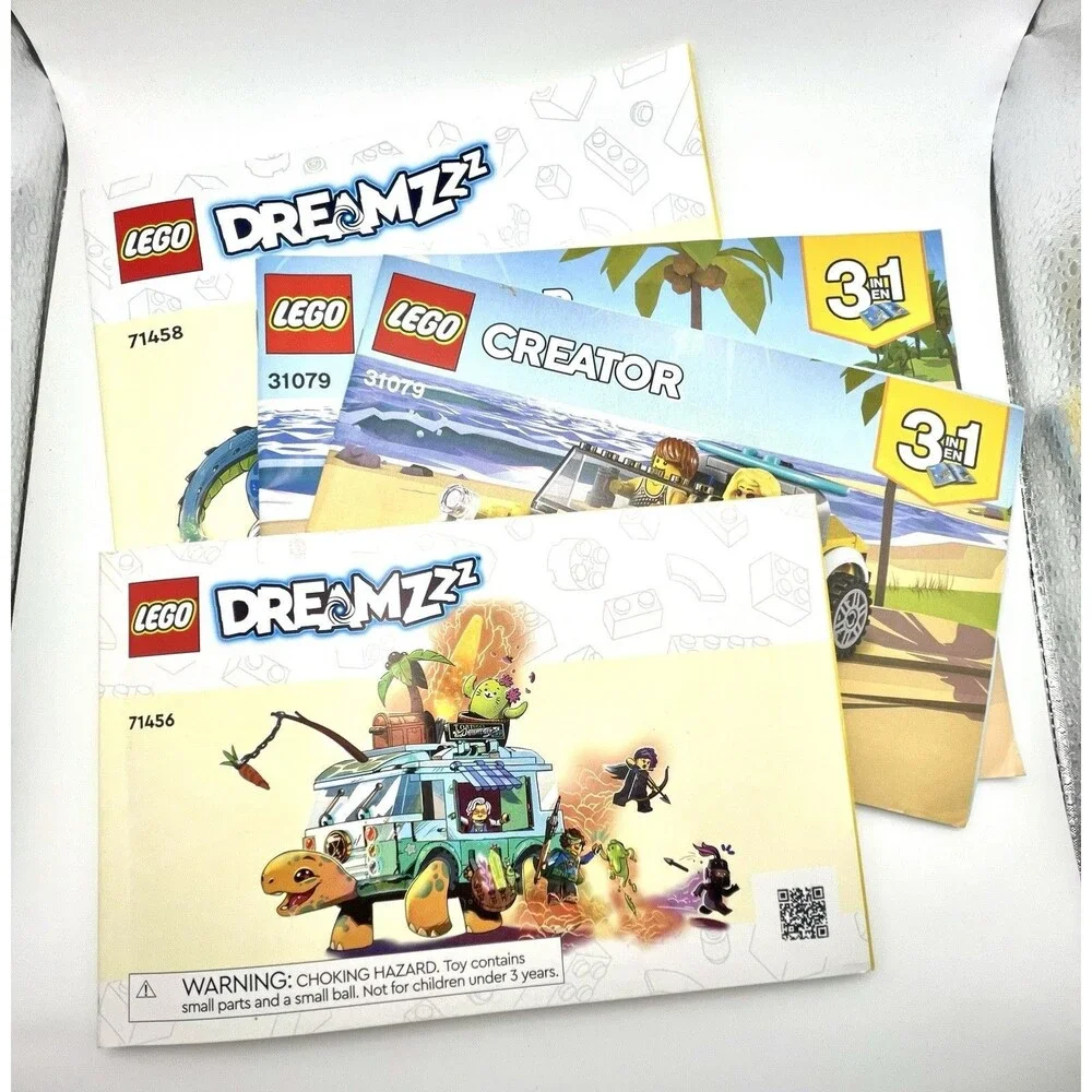 LEGO manual lot Deamzzz and Creator Booklets only